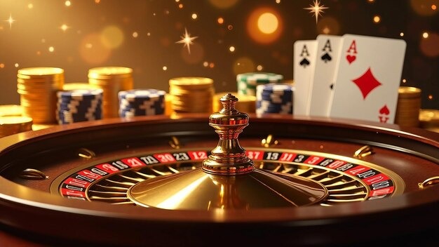 Live casino table with multiple players